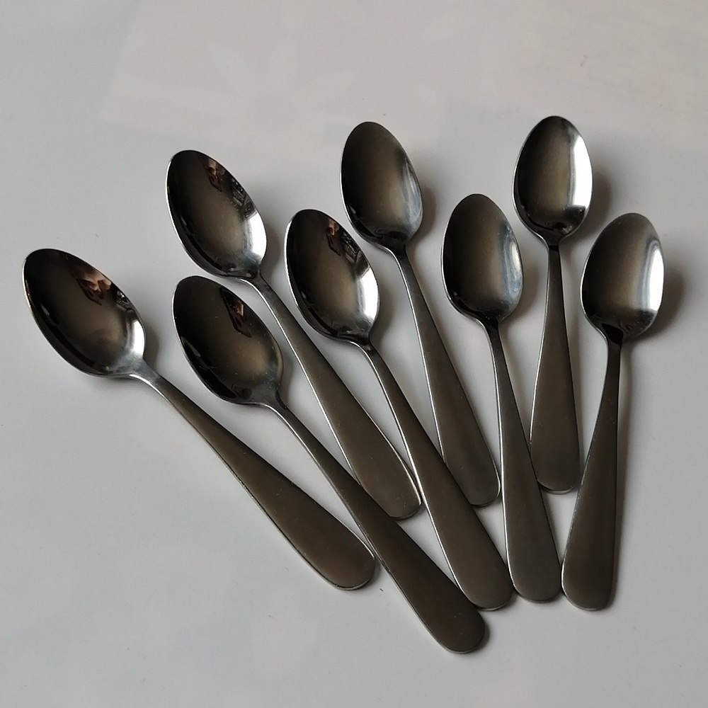 2/$20🔹World 243 Demitasse Espresso Stainless Steel Flatware Set of 8